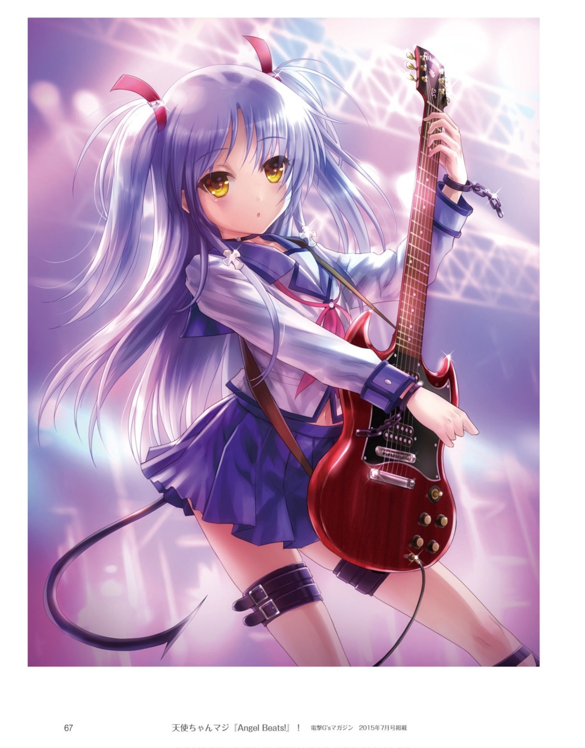 Key Goto P Angel Beats Tenshi Guitar Seifuku 753770 Yandere 